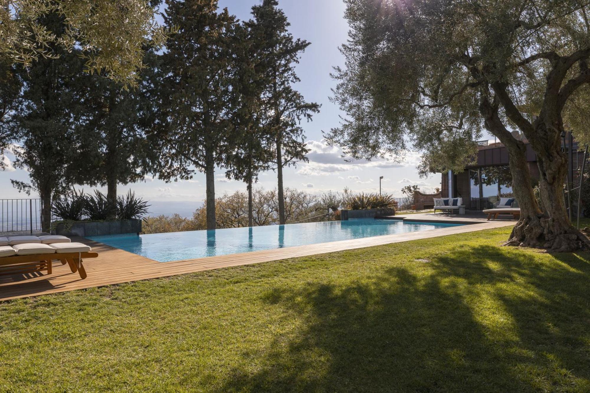 Scialaj Villa Di Lusso Sull'Etna Con Piscina E Vista Mare Ragalna Eksteriør billede