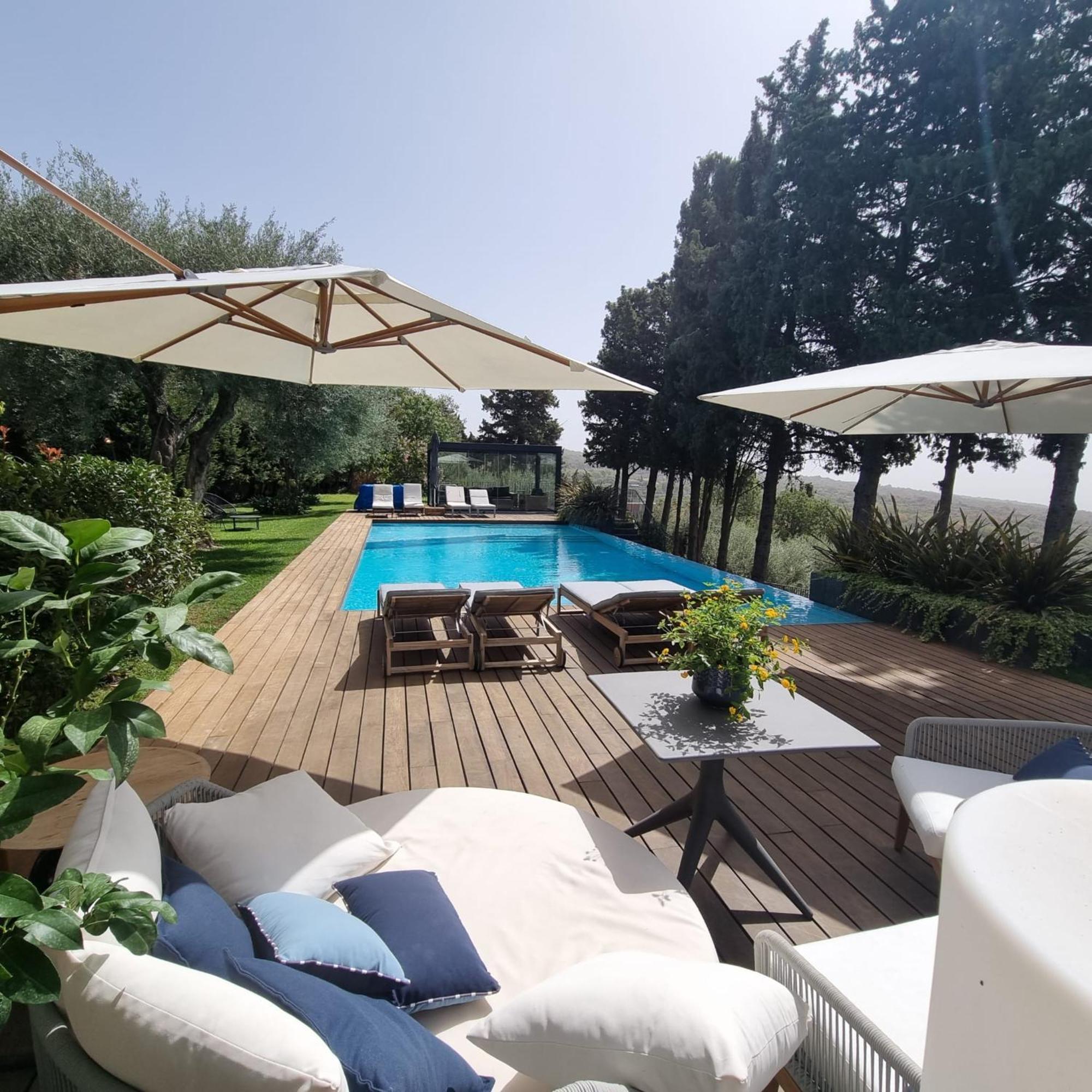 Scialaj Villa Di Lusso Sull'Etna Con Piscina E Vista Mare Ragalna Eksteriør billede
