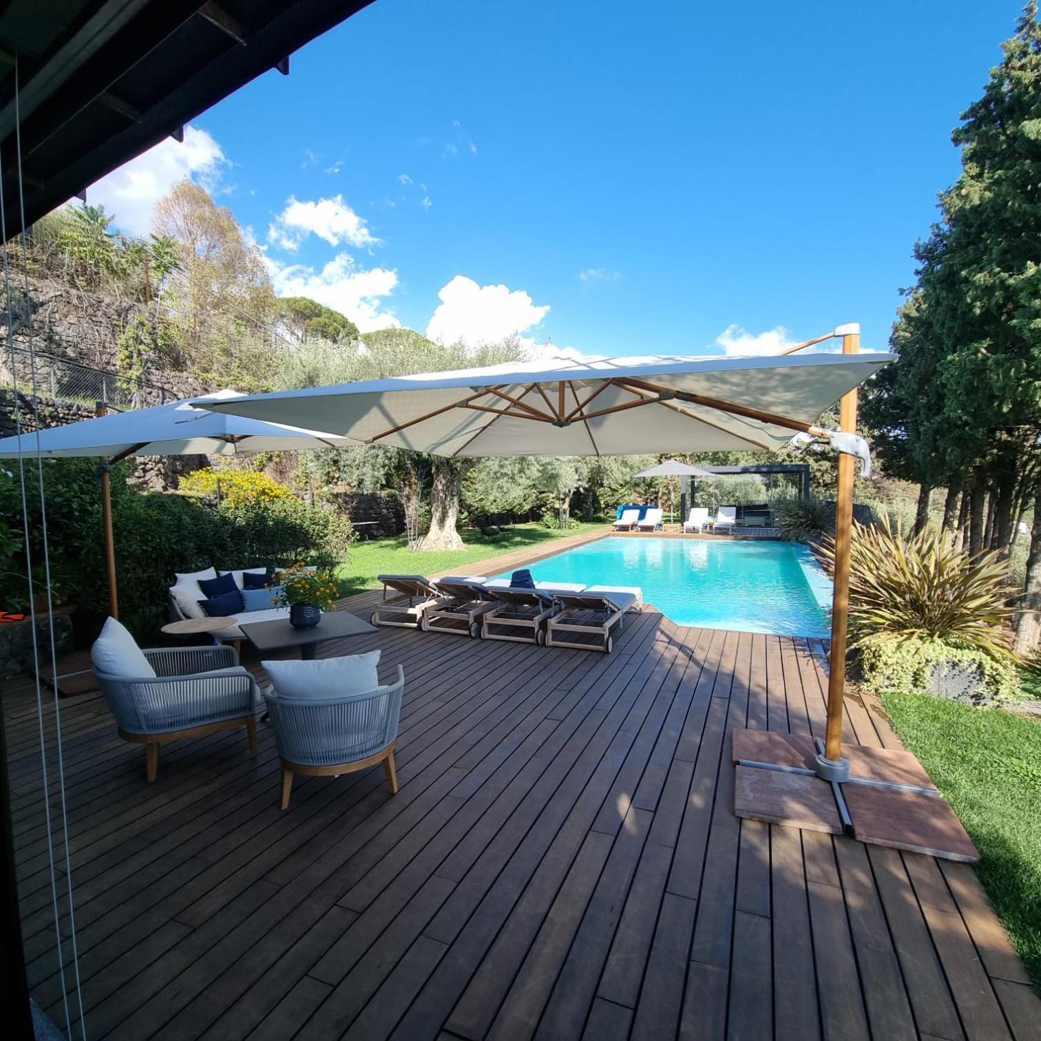 Scialaj Villa Di Lusso Sull'Etna Con Piscina E Vista Mare Ragalna Eksteriør billede